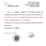COMUNICATO UFFICIALE UITS 09.03.2020 EMERGENZA COVID 19